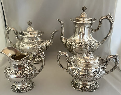 4 pc Tea & Coffee Service. Reed & Barton Francis I Sterling Silver. No Monograms