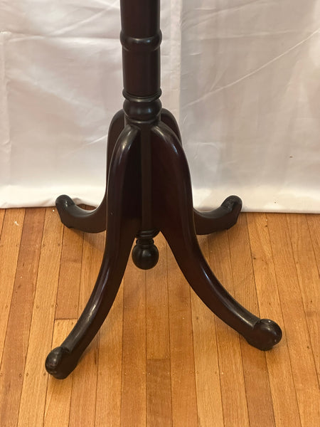 Hall Tree Hat Coat Rack Mahogany Wood. 72" H