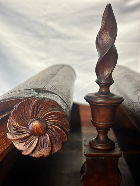 Highboy Chest. English Edwardian. Mahogany and Satinwood. Circa 1890-1900